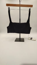 COS Women's Square-Neck Ribbed Bikini Top Black Outerwear 14