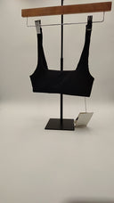 COS Women's Square-Neck Ribbed Bikini Top Black Outerwear 4