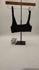 COS Women's Square-Neck Ribbed Bikini Top Black Outerwear 4