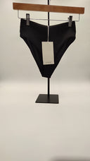 COS Women's High-Waisted Ribbed Bikini Briefs Black Outerwear 4