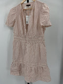 Quince Womens 100% Organic Cotton Poplin Tiered Mini Dress Black M