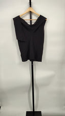 COS Women's The Silk Scarf Top Black Sleeved 4