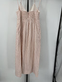 Quince Women's Brown Basic Sleeved Dress M