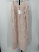 Quince Women's Brown Basic Sleeved Dress M