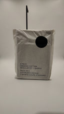 COS Men's 3-Pack Regular Cotton T-Shirts Black Sleeved Top M