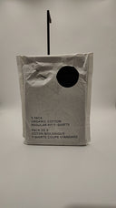 COS Men's 3-Pack Regular Cotton T-Shirts Black Sleeved Top M