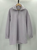COS Women's Teddy Tunic Dress Lilac Basic Sleeved Lila S
