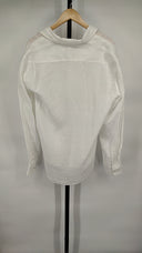 Quince Men's 100% European Linen Long Sleeve Shirt White Sleeved Top M