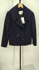 Quince Women's Italian Wool Short Peacoat Cadet Outerwear XS