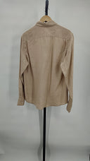 Quince Men's 100% European Linen Long Sleeve Shirt Driftwood Sleeved Top M
