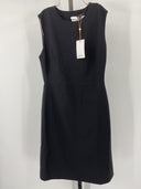 Quince Women's Italian Wool Sleeveless Dress Black Basic Sleeved 12