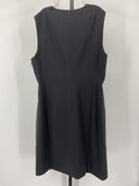 Quince Women's Italian Wool Sleeveless Dress Black Basic Sleeved 12