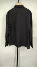 Quince Mens 100% European Linen Shirt Jacket Black Outerwear XL