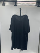 Quince Men's 100% Merino Wool All-Season V-Neck Base Layer Tee Black L