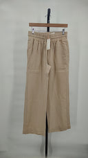 Quince Women's 100% European Linen Wide Leg Pants - 28" Driftwood XS