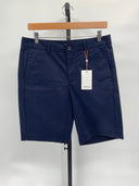 Quince Mens Organic Cotton Classic Stretch Chino Shorts - 9" Deep Navy 30