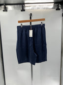 Quince Mens 100% Washable Silk Button Down Short Set Indigo M