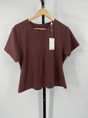 Quince Women's Brown Sleeved Top XL
