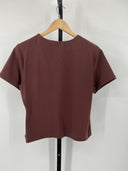 Quince Women's Brown Sleeved Top XL
