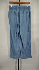 Quince Womens Pull-On Tencel Chambray Pants Light Indigo M