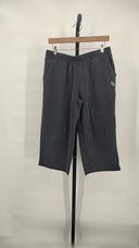 Quince Women's 100% Organic Cotton Poplin Pull-On Pants Grey L