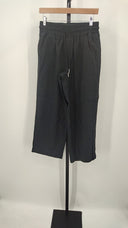Quince Womens 100% European Linen Wide Leg Pants - 26" Black S