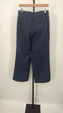 Quince Womens 100% European Linen Wide Leg Pants - 28" Deep Navy M