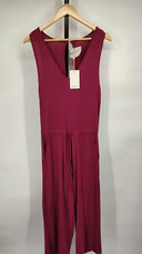 Quince Womens French Terry Modal Jumpsuit Rose Sleeved S