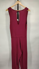 Quince Womens French Terry Modal Jumpsuit Rose Sleeved S