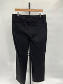 Quince Womens Ultra-Stretch Ponte Straight Leg Pants - 28" Black XL