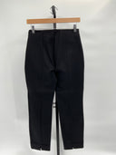 Quince Womens Ultra-Stretch Ponte Pintuck Ankle Pants - 27" Black M
