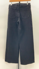 Quince Womens Bella Stretch Wide Leg Jeans - 32" Black 28