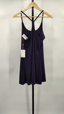 Quince Womens Ultra-Form Active Dress Deep Navy Sleeved Jumpsuit M