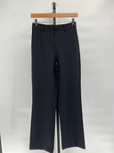 Quince Womens Italian Wool Straight Leg Pants Black 0