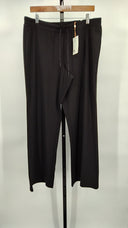 Quince Womens Flowknit Wide Leg Pants Black L