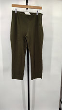 Quince Womens Ultra-Stretch Ponte Pintuck Ankle Pants - 27" Olive L