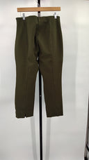 Quince Womens Ultra-Stretch Ponte Pintuck Ankle Pants - 27" Olive L