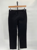 Quince Womens Ultra-Stretch Ponte Straight Leg Pants - 26" Black S