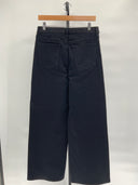 Quince Womens Bella Stretch Wide Leg Jeans - 32" Black 30