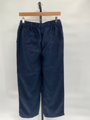 Quince Womens 100% European Linen Pants - 25" Deep Navy S