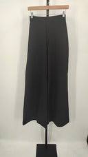 Quince Womens Ultra-Stretch Ponte Super Wide Leg Pants - 32" Black S