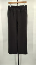 Quince Womens Supersoft Fleece Wide Leg Pants Black L