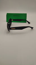 Bottega Veneta Women New Entry Oval Sunglasses Black OS