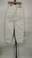 Alexander Wang Women Double Front Carpenter Pants White 27