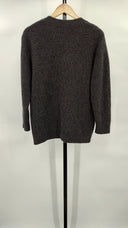 Quince Women's Mongolian Cashmere Cardigan Sweater New Charcoal Sleeved Top S