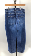 Quince Womens Bella Stretch Cropped Straight Jeans - 26" Stormy Blue 30