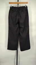 Quince Womens 100% European Linen Wide Leg Pants - 26" Black XS