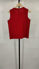 Quince Women's 100% European Linen Tank Chile Sleeveless Top S