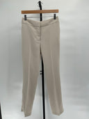 Quince Womens Stretch Crepe Ankle Pants Sand 4