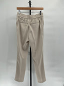 Quince Womens Stretch Crepe Ankle Pants Sand 4